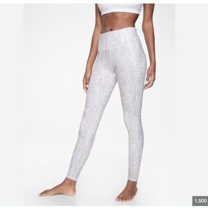 ATHLETA Salutation Stash Pocket Serpent Leggings 26" Size Small